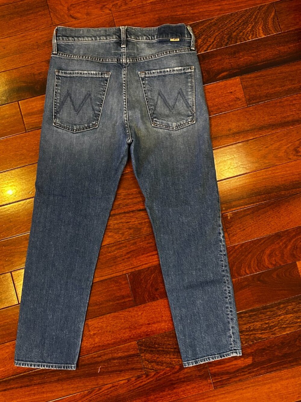 MOTHER The Scrapper Ankle Jeans Cowboys Don't Cry Size 28 - Picture 4 of 8